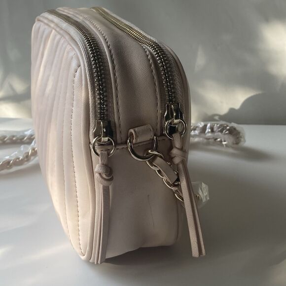 Mark And Graham The Quilted Crossbody Pink Leather Monogram LSH Bag Purse READ! - Picture 11 of 16